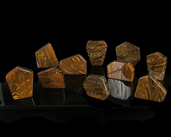 Tiger Eye Iron Slab Polished 10 Pack